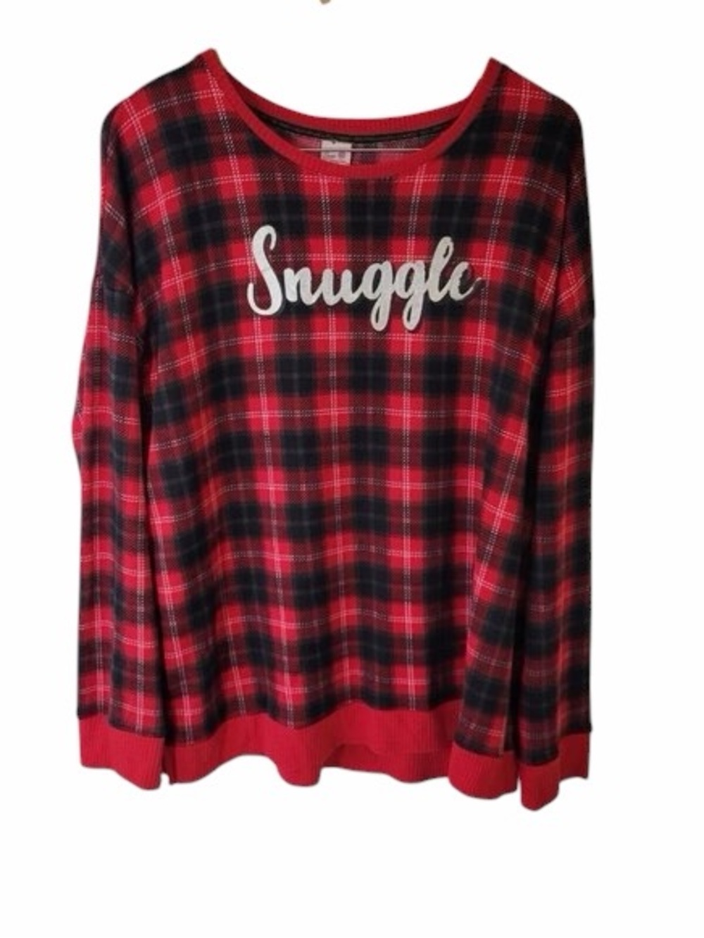 Plaid "Snuggle" Sweater